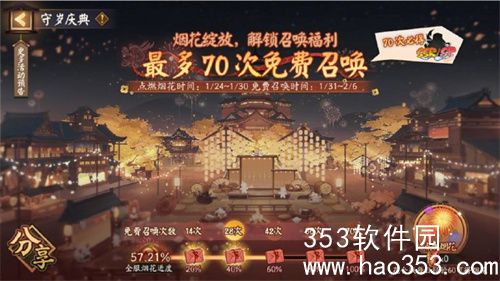 阴阳师守岁庆典怎么玩-阴阳师守岁庆典玩法介绍
